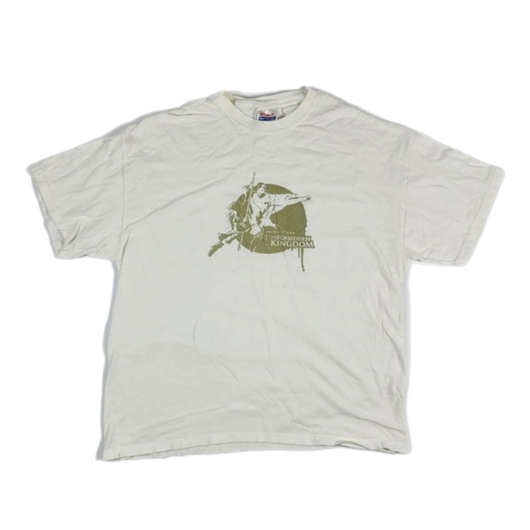 Hanes Other - Vintage The Forbidden Kingdom Movie Promo T-Shirt 2008 Jackie Chan Jet Li Sz XL